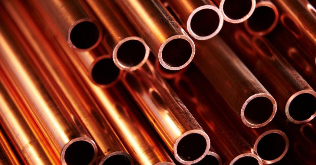 Racks of Copper Rolls